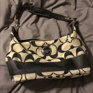 Black coach purse